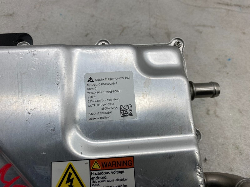 1028665 00 E ⭕ 12-15 Model S HV DC Power Converter Module w/ Ground Strap Cable 1028665-00-E