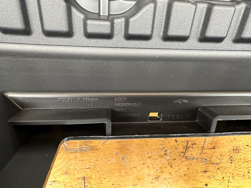 149260600E ⭕ 20-24 Model Y Front Trunk Tray Storage Bin Tub Frunk Compartment 1492606-00-E