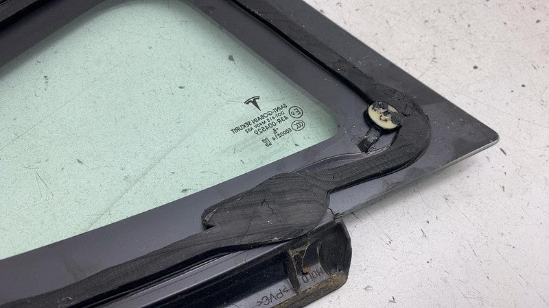 2017-2020 Tesla Model 3 M3 Rear Driver Side Quarter Fixed Window Glass