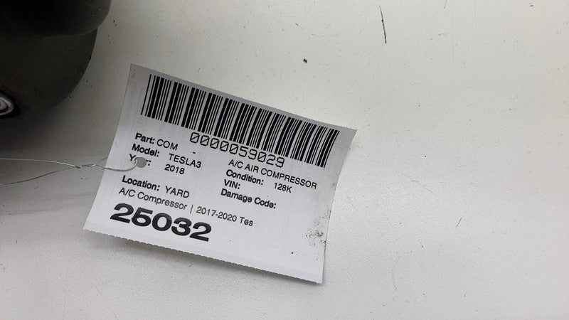 ⭕ 17-20 Tesla Model 3 Electric Air Conditioning A/C Compressor Pump 10