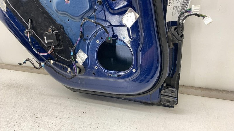 2012-2015 Tesla Model S MS Rear Driver Side Door Shell Panel Left LH Blue - PPSB