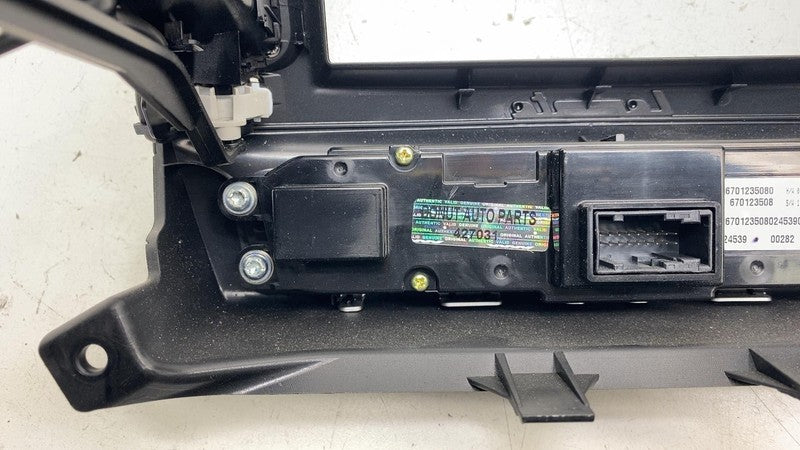 670123508 ⭕2017-2023 Levante AC Heater Climate Control Switch Radio Screen Bezel 670123508
