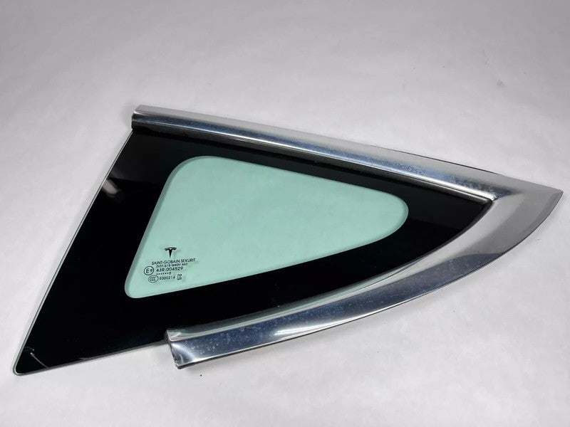⭕ 17-20 Tesla Model 3 Rear Driver Quarter Fixed Window Glass Left 1080