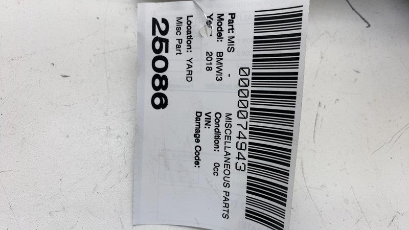 E11 026661 ⭕2014-2021 BMW i3 Front Windshield Interior Headliner Rear View Mirror Black OEM