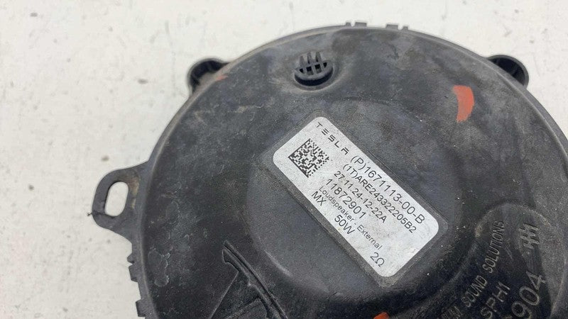 167111300B ⭕ 24-25 Tesla Model 3 M3 Pedestrian Warning Sound Audio Speaker 50W 1671113-00-B