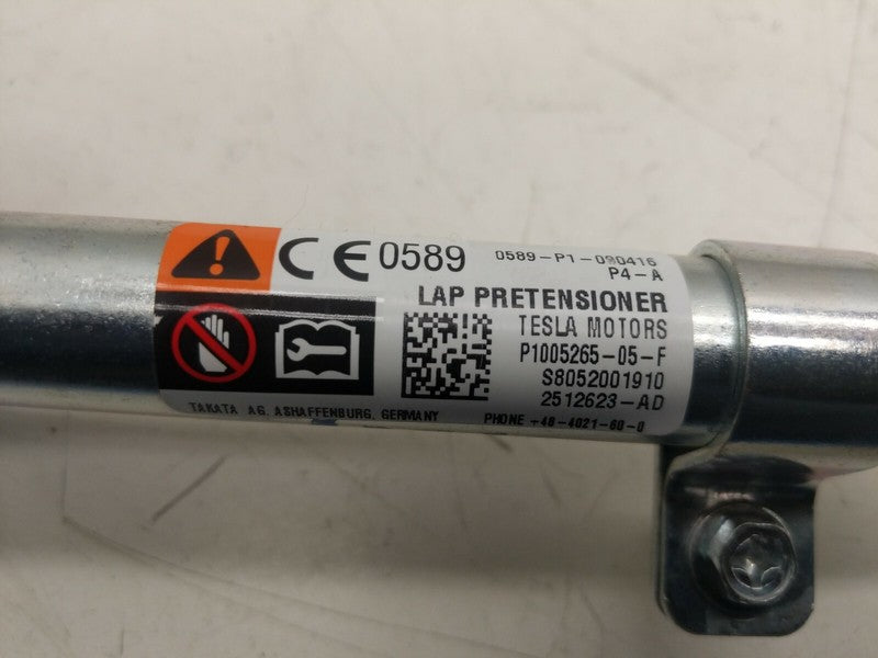1005265 05 F ⭕12-20 Tesla Model S Front Right Lap Pretensioner 16-20 Tesla Model X Front Left