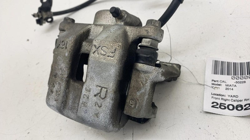 ⭕ 06-15 Mazda MX-5 Miata Front Passenger Side Caliper w/ Brake Hose Line Right