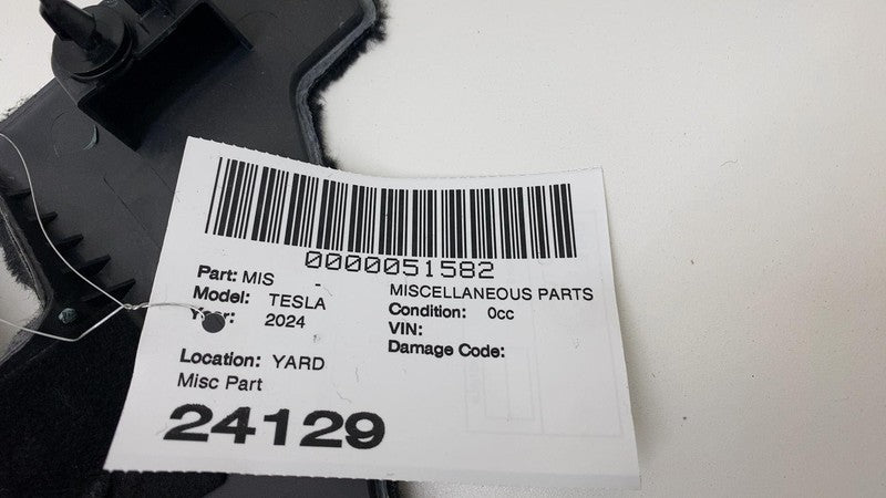 187332755D 2024-2025 Tesla Cybertruck Dash Lower Footwell Cover Carpet Trim Panel 1873327