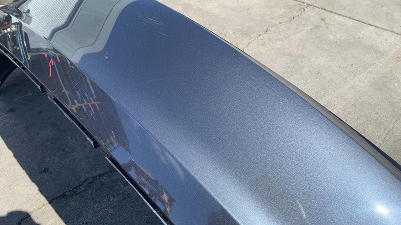 Does not apply ⭕ 2023 Tesla Model 3 M3 Rear Bumper Cover w/o Park Sensor Holes Gray - PMNG
