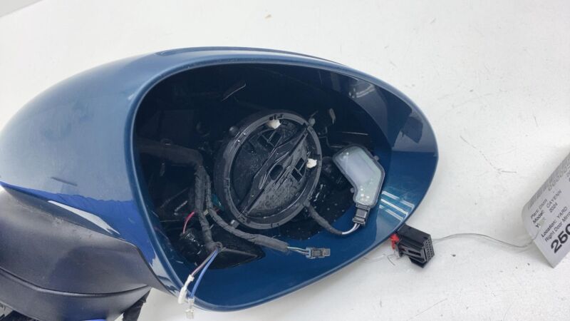 Does not apply ⭕ 19-23 Cayenne Right Power Folding Door Mirror w/ Blind Spot Blue RH (No Glass)