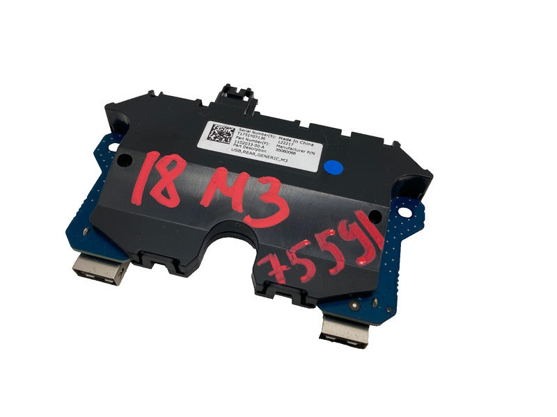1102033 00 A ⭕ 17-23 Tesla Model 3 Rear Generic USB/AUX Control Unit Hub Module 1102033-00-A
