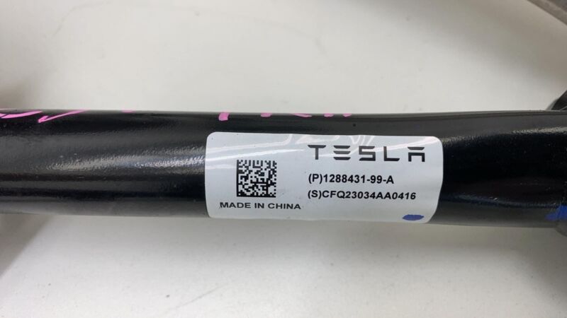 1288416-00-A ⭕ 23-24 Model Y Rear Right Knuckle Hub Fore Toe Link Spring RH AWD 1288416-00-A