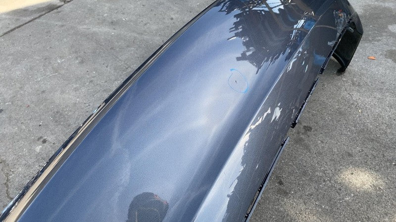 2023 Tesla Model 3 Rear Bumper Cover w/ Light Reflectors Assembly Gray PMNG OEM