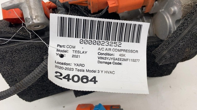 ⭕ 2020-2023 Tesla Model 3 Y HVAC Air Conditioning A/C Compressor Pump