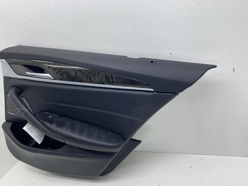 ⭕ 2017-2023 BMW 540i Rear Right Side Interior Door Panel Trim Card Bla