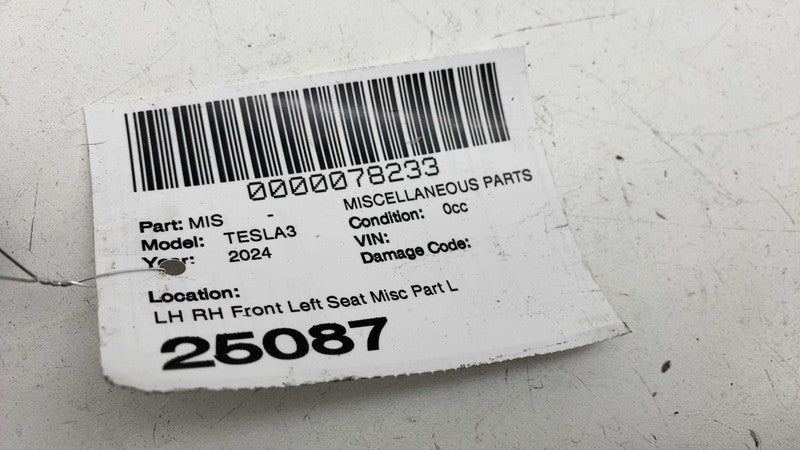 1551854-01-B ⭕ 24-25 Tesla Model 3 Front Left 1st Row Power Seat Switch Control 1551854-01-B