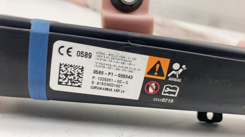 ⭕ 12-20 Tesla Model S Driver Side Roof Curtain Safety Airbag Left 1005