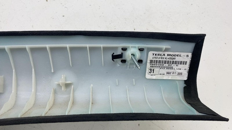 ⭕ 12-20 Model S Front Left & Right A-Pillar Upper Trim 1007440-02-G/10