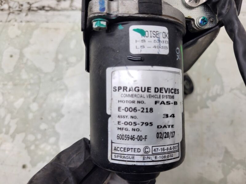 600594600F ⭕12-20 Tesla Model S MS Front Windshield Wiper Motor Linkage Module 6005946-00-F