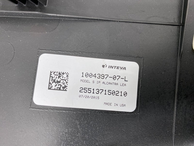 ⭕ 16-20 Model S Dashboard Instrument Panel Interior Dash Trim Cover 10