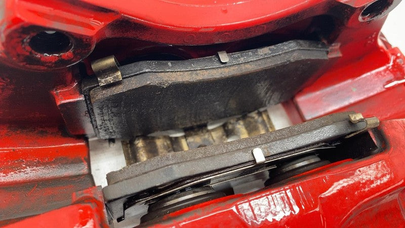 ⭕ 2016-2020 Tesla Model X Rear Driver Side Caliper Red w/ Brake Hose L