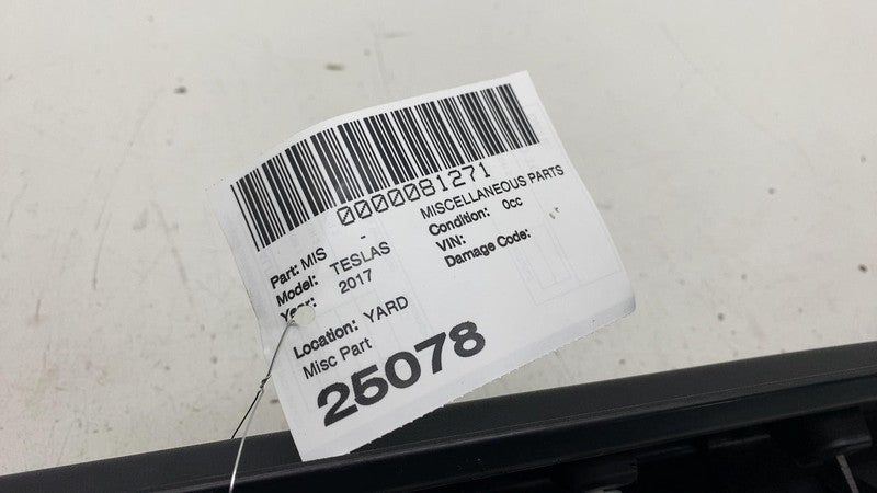 ⭕12-20 Model S Rear Trunk Latch Sill Scuff Plate Trim Cover Molding 10