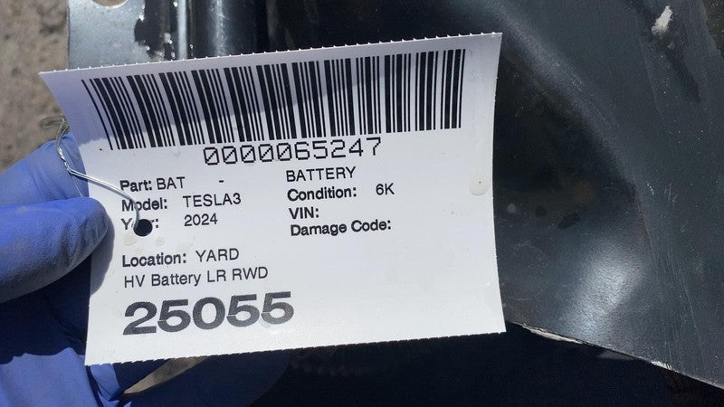 1234424 00 A ⭕ 24-26 Tesla Model 3 Y High Voltage Long Range Battery Pack RWD 1234424-00-A