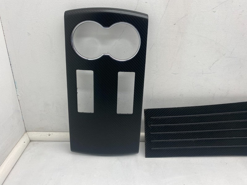 1002362 00 C 12-20 Model S Center Console Floor Finisher Rubber Mat & Cup Holder 1002362-00-C