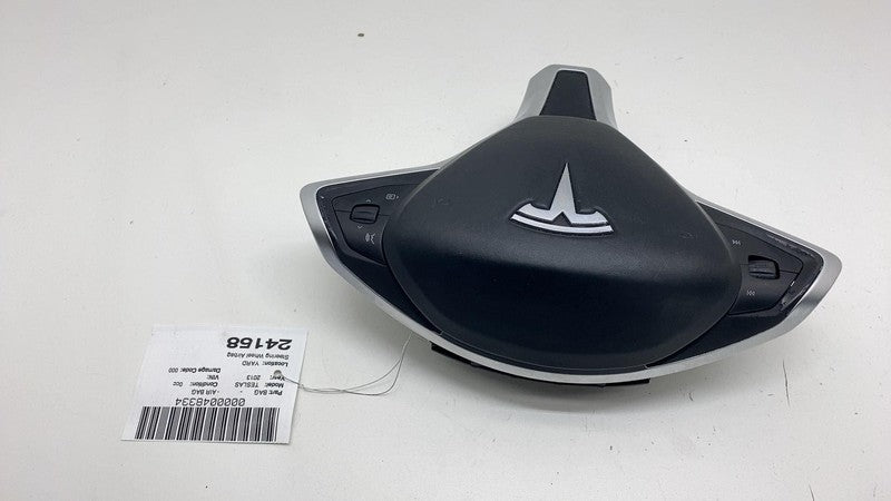 1023381-01-A ⭕ 12-15 Model S MS Steering Wheel Airbag w/ Control Switch & Bezel 1023381-01-A