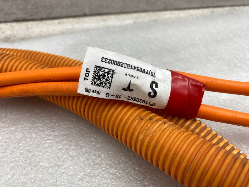 103058210G ⭕ 12-15 Model S High Voltage Junction Box to FJB Wire Harness Cable 1030582-10-G