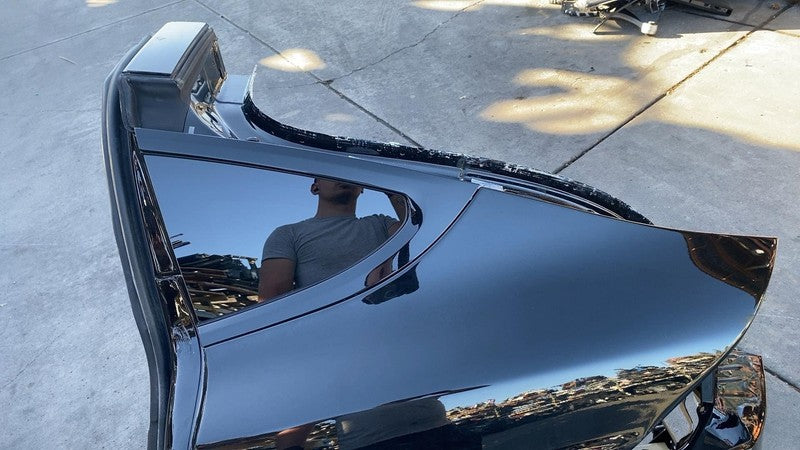 ⭕ 2021-2024 Tesla Model X Rear Driver Side Quarter Panel Cutout Left Black PBSB