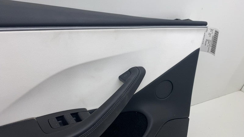 ⭕ 24-25 Tesla Model 3 Front Driver Side Highland Door Panel Trim Card Left White