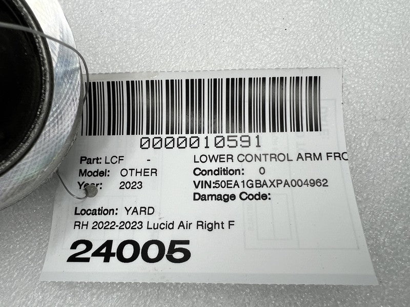 ⭕ 2022-2024 Lucid Air Front Right Suspension Lower Control Arm OEM P11