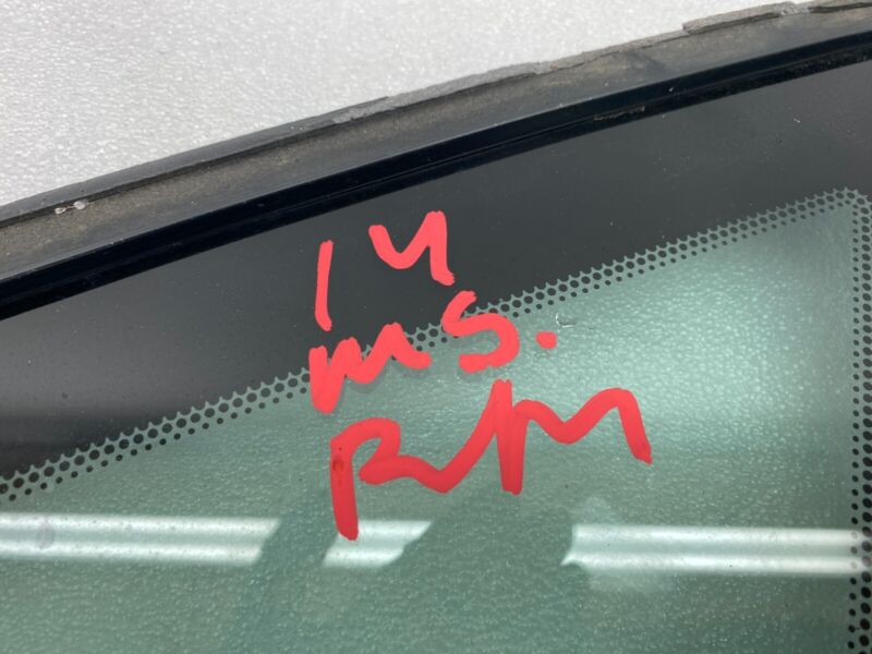 E6 43R-008010 2012-2020 Tesla Model S Rear Passenger Side Quarter Fixed Glass Right Assembly