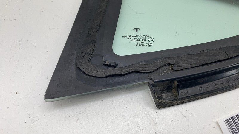 108070600F ⭕ 2017-2020 Tesla Model 3 Rear Right Quarter Fixed Window Glass OEM 1080706-00-F