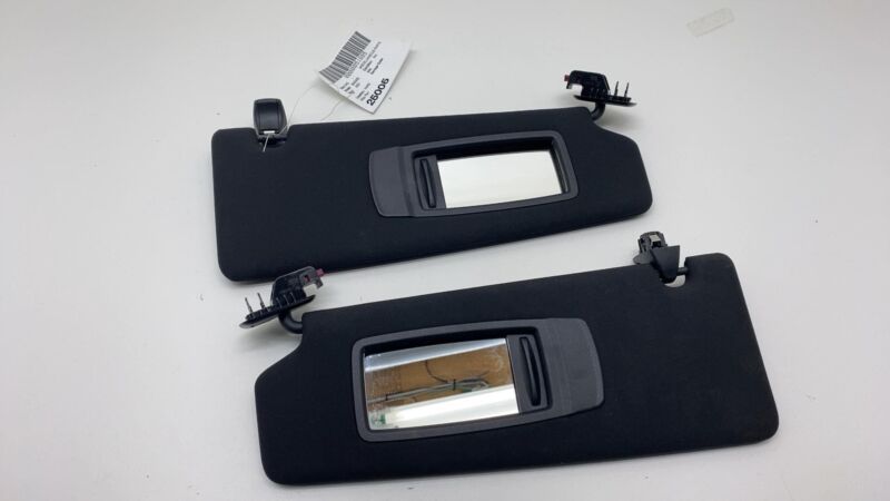 2017-2023 BMW 530e G30 Front Left & Right Windshield Sun Visor Black Sunvisor