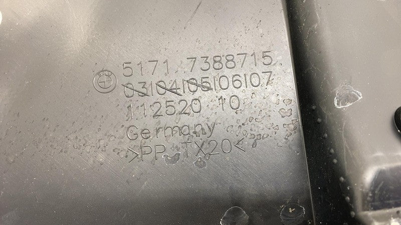 7388715 2017-2023 BMW 530e G30 Front Driver Side Windshield Cowl Grill Panel Left OEM