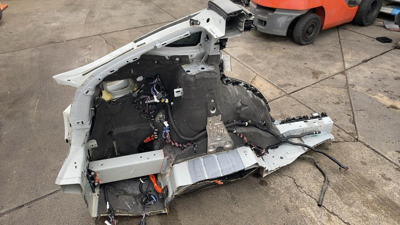 ⭕ 16-20 Tesla Model X MX Rear Left Quarter Panel Structural Cutout LH White PPSW