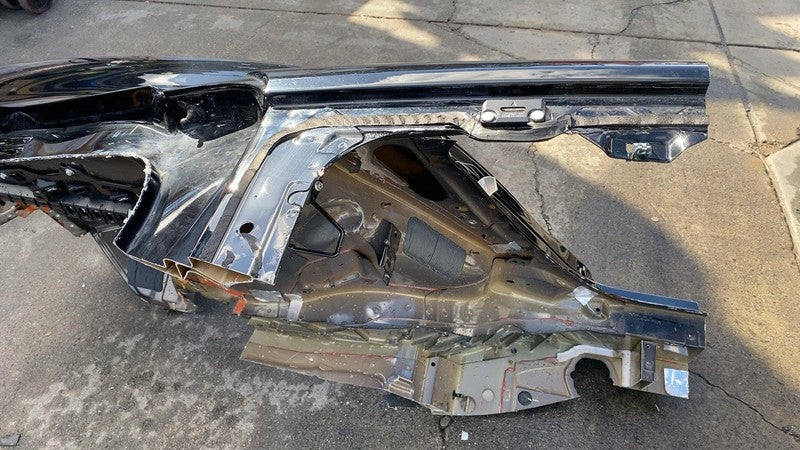 1553757-E0-K 2021-2023 Tesla Model S Rear Left Quarter Panel Structural Cut Out LH Black PBSB