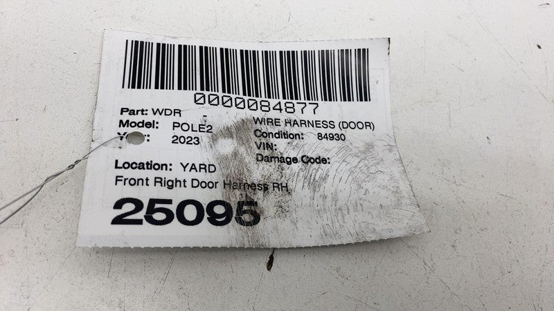 ⭕ 22-23 Polestar 2 Front Passenger Door Wiring Harness Cable Wire Righ