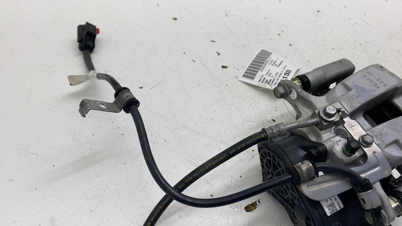 ⭕ 17-25 Tesla Model 3 M3 Rear Left Caliper w/ Brake Hose Line BASE 104