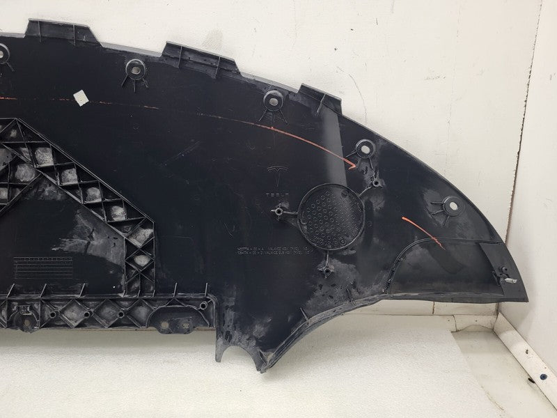 108417400D 17-23 Model 3 Front Bumper Lower Valance Under Tray Diffuser Shield 1453774-00-A