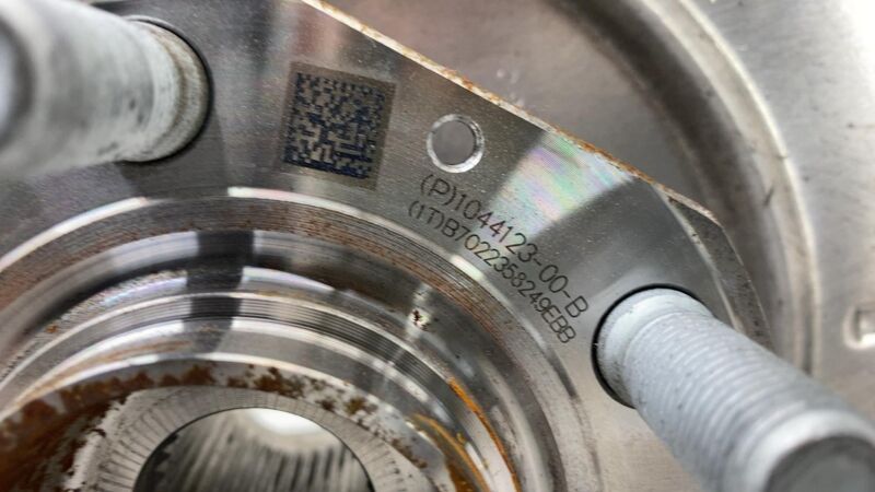 1288416-00-A ⭕ 23-24 Model Y Rear Right Knuckle Hub Fore Toe Link Spring RH AWD 1288416-00-A