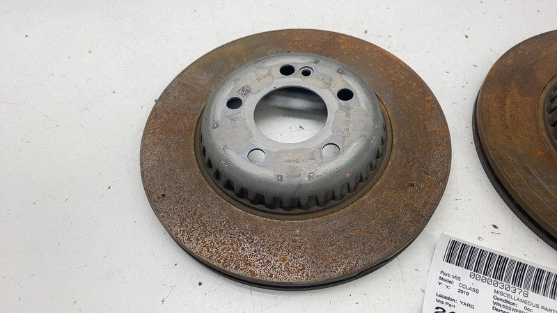 A0004231812 ⭕ 15-22 Mercedes-Benz C300 W205 Rear Left & Right Brake Disc Rotor A0004231812