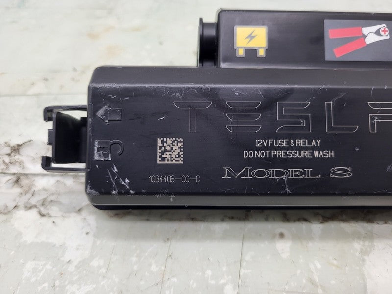 1034406 00 C ⭕16-20 Tesla Model S Front Trunk Engine Bay Under Hood Fuse Box 12V 1034406-00-C