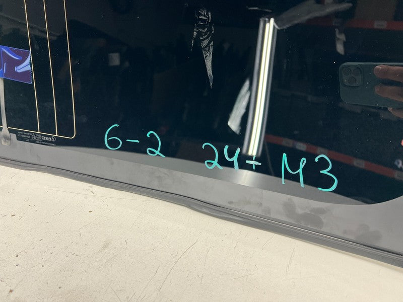 E4 43R 000775 ⭕ 2024-2025 Tesla Model 3 M3 REAR BACKLITE PANORAMIC ROOF GLASS 1770888-00-C