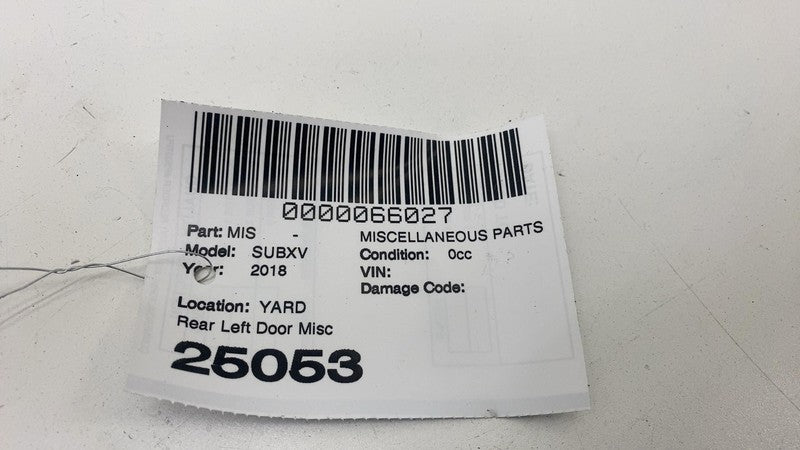 ⭕ 2018-2023 Subaru Crosstrek Rear Driver Side Exterior Door Handle Outside Left