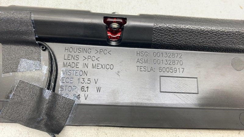 ⭕ 12-20 Model S Rear Center High Mounted Stop Light Third 3rd Brake 60