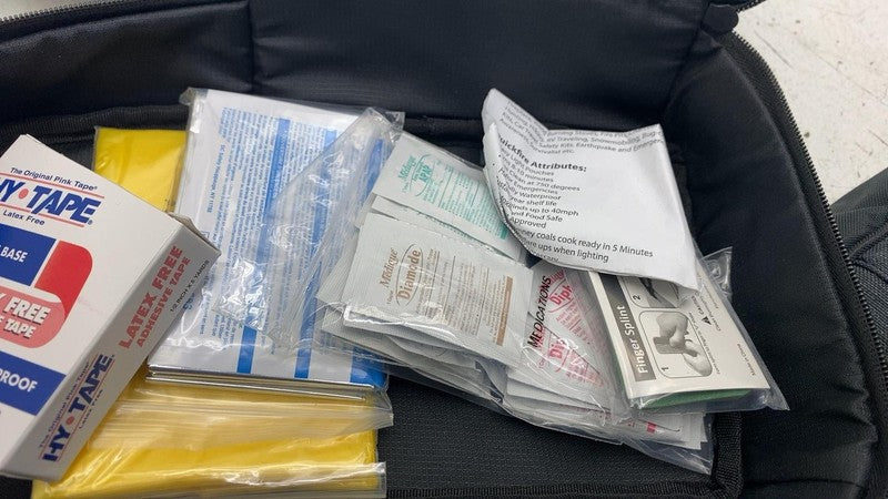 ⭕ 2025 Rivian R1S Medicine First Aid Emergency Survival Kit w/ Case Organizer