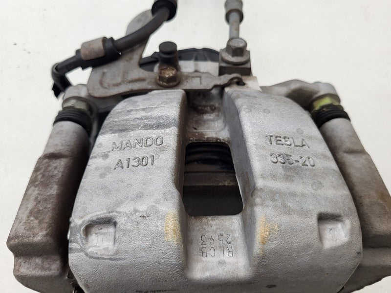 104462300G ⭕ 2017-2025 Tesla Model 3 Rear Left Caliper w/ Brake Line Hose BASE 1044623-00-G